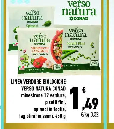 Verdure biologiche Verso Natura Conad