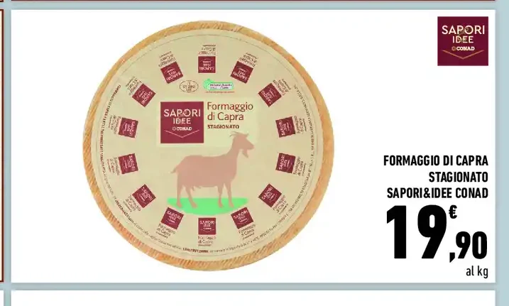 Formaggio di capra stagionato Sapori&Idee Conad