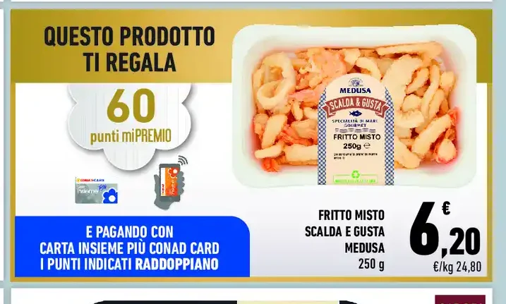 Fritto misto Scalda e gusta Medusa