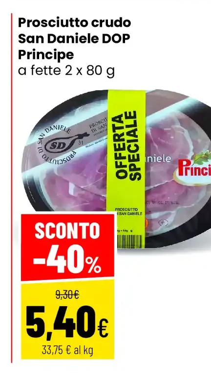 Prosciutto crudo San Daniele DOP Principe