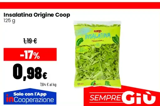 Insalatina Origine Coop