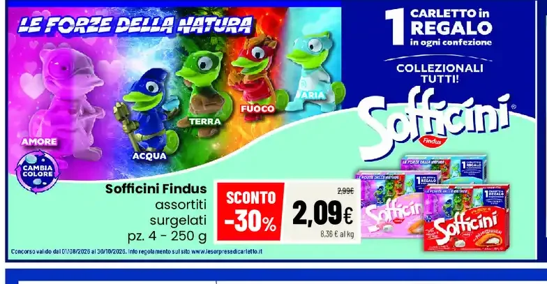 Sofficini Findus assortiti