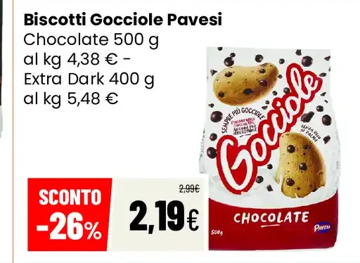 Biscotti Gocciole Pavesi