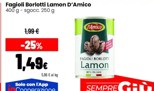 Fagioli Borlotti Lamon D’Amico