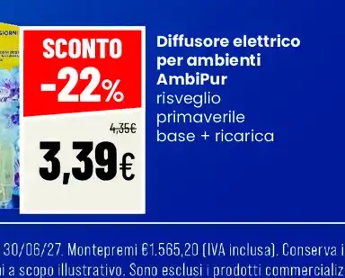 Diffusore elettrico per ambienti AmbiPur