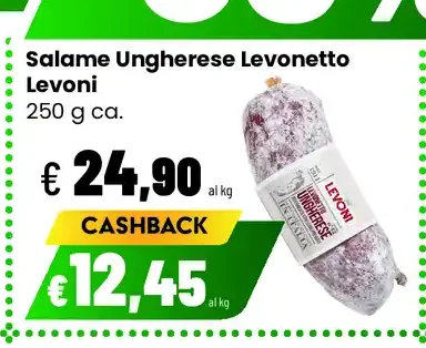 Salame Ungherese Levonetto Levoni