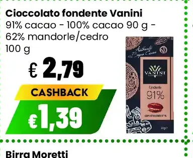 Cioccolato fondente Vanini