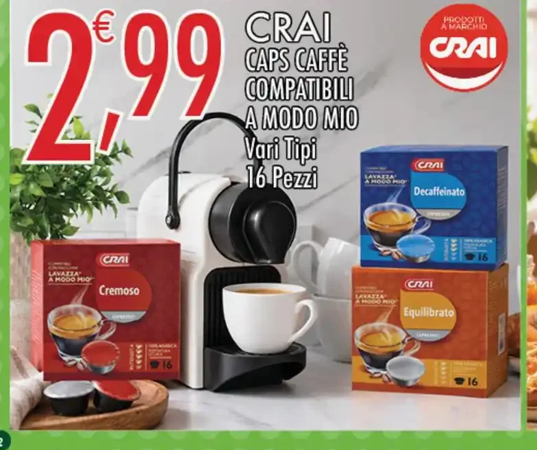 Capsule caffè compatibili A Modo Mio