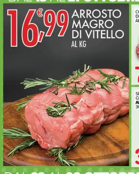 Arrosto magro di vitello