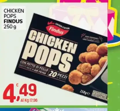Chicken Pops Findus