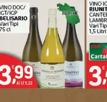 Vino DOC/IGT/IGP Belusario