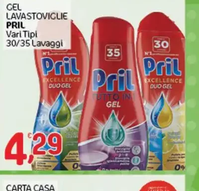 Gel lavastoviglie Pril