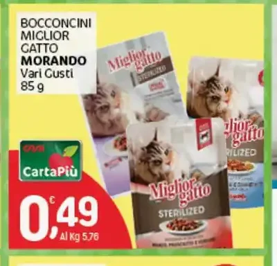 Bocconcini miglior gatto Morando