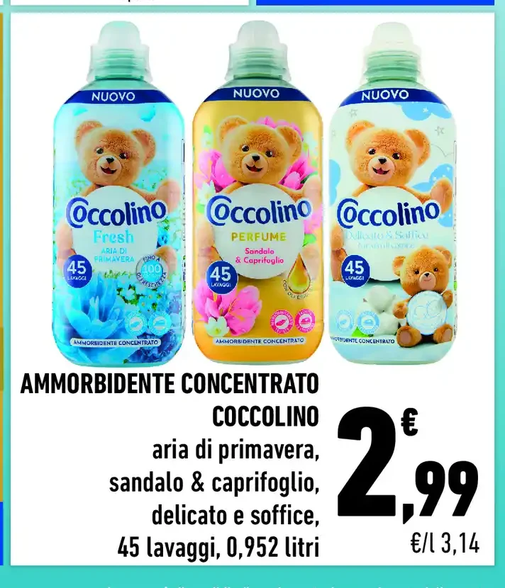 Ammorbidente concentrato Coccolino
