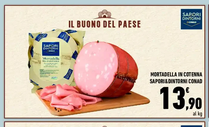 Mortadella in cotenna Sapori&Dintorni Conad