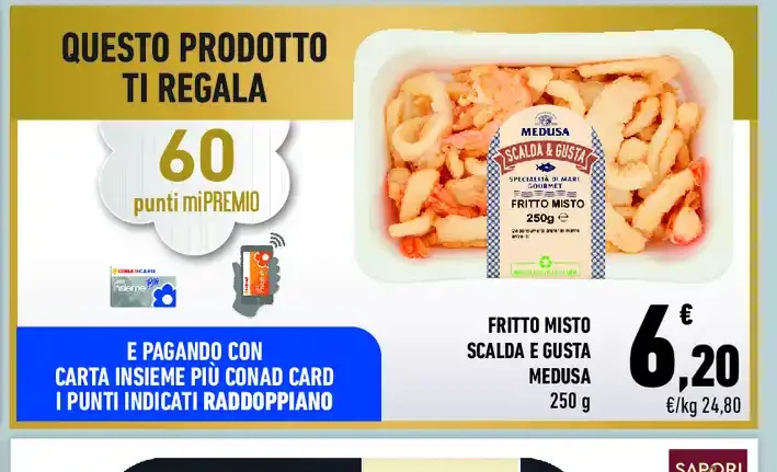 Fritto misto Scalda e gusta Medusa