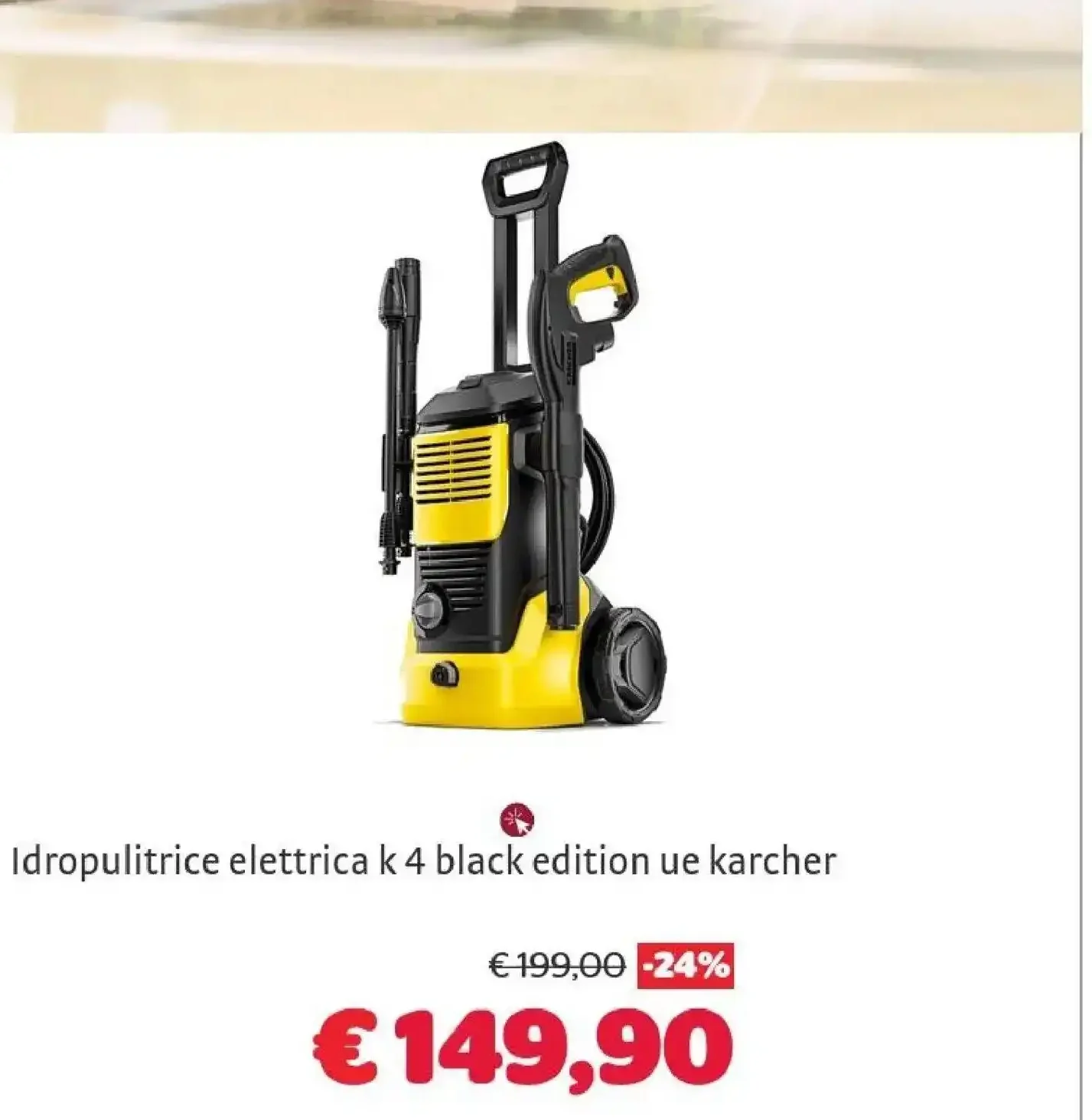 Idropulitrice elettrica K4 Black Edition