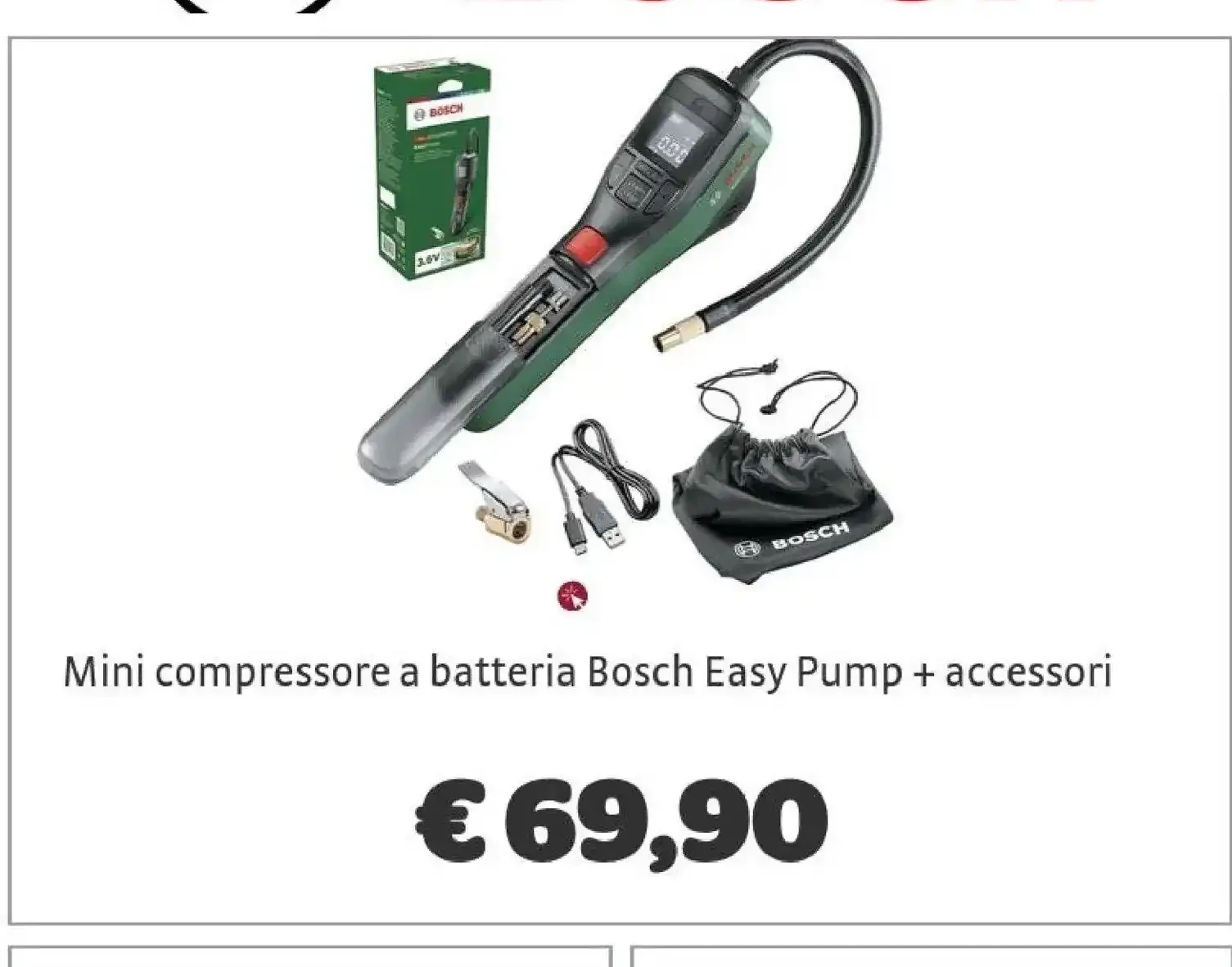 Mini compressore Bosch Easy Pump