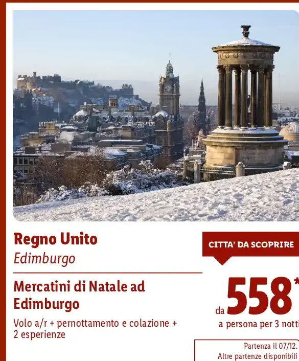 Mercatini di Natale ad Edimburgo