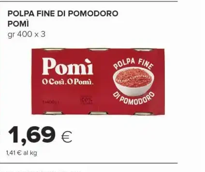 Polpa fine di pomodoro