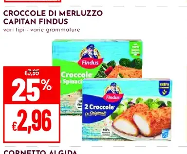 Croccole di merluzzo Capitan Findus