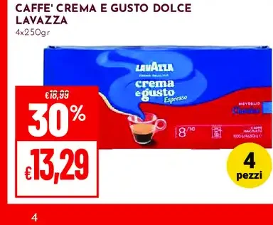 Caffè Crema e Gusto Dolce Lavazza