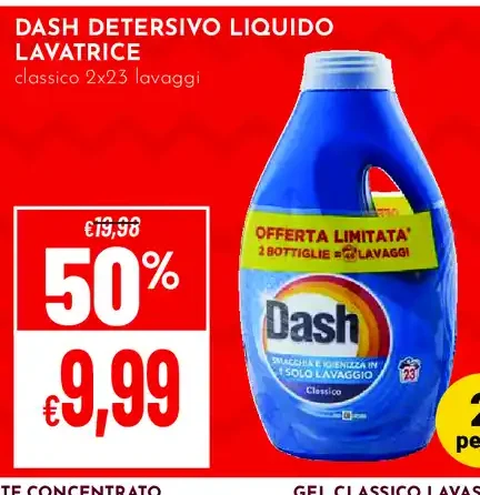 detersivo liquido lavatrice