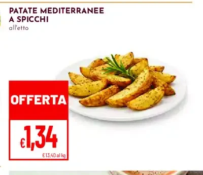 Patate mediterranee a spicchi