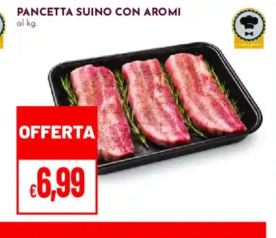 Pancetta suino con aromi