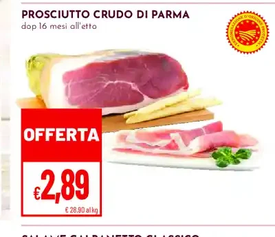 Prosciutto crudo di Parma
