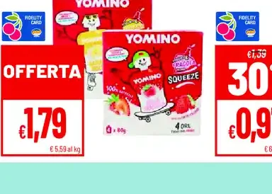 Yomino 100% naturale
