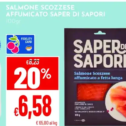 Salmone scozzese affumicato Saper di Sapori