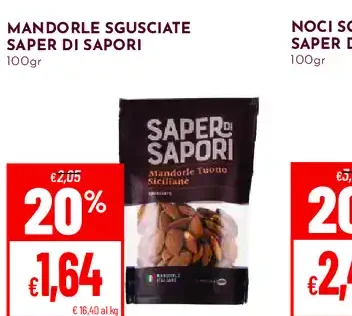 Mandorle sgusciate Saper di Sapori