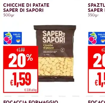 Chicche di patate Saper di Sapori