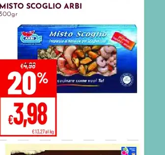 Misto scoglio Arbi