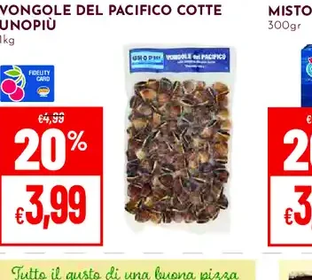 Vongole del Pacifico cotte Unipò