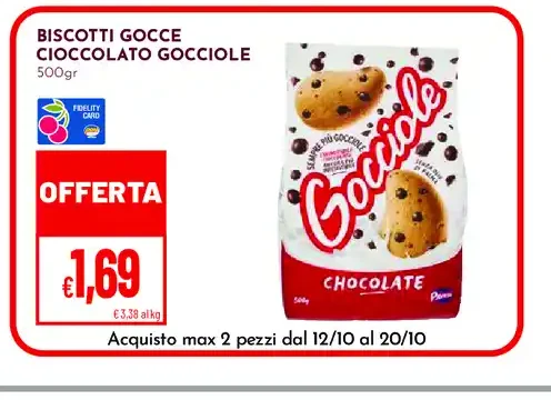Biscotti gocce cioccolato