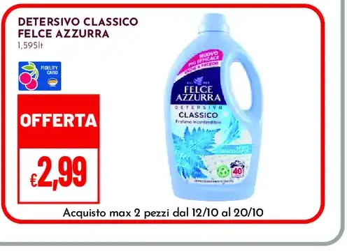 Detersivo classico Felce Azzurra