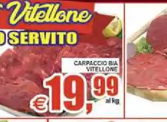 Carpaccio di vitellone