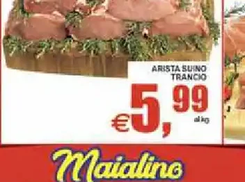 Arista suino trancio