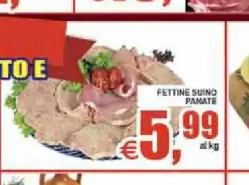 Fettine suino panate