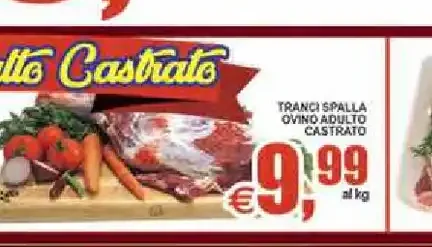 Tranci spalla ovino adulto castrato