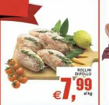 Rollini di pollo