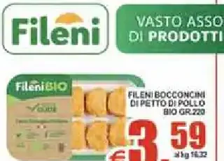 Bocconcini di petto di pollo bio