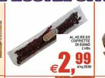 Aliverese coppiette di suino