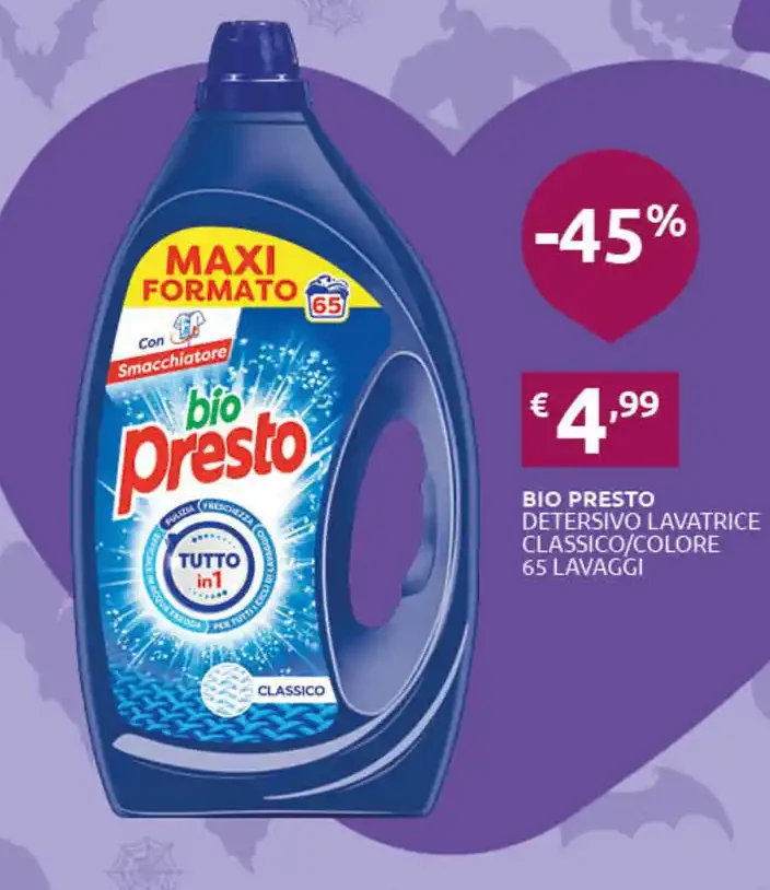 Bio Presto detergente lavatrice