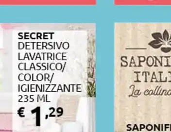 Secret detersivo lavatrice