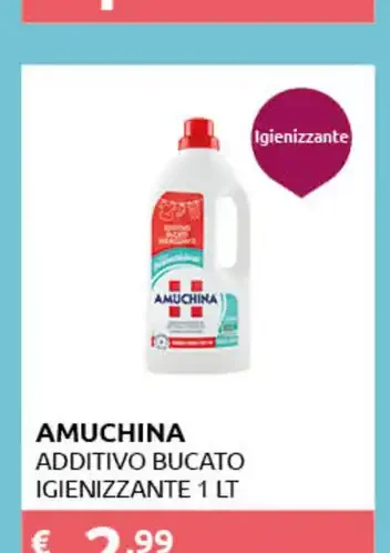 Amuchina additivo bucato igienizzante