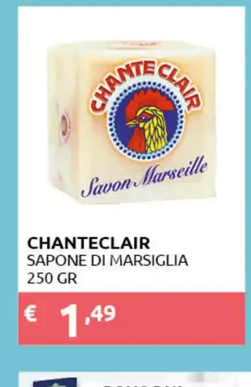 Chanteclair sapone di Marsiglia