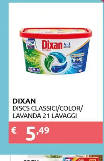 Dixan discs
